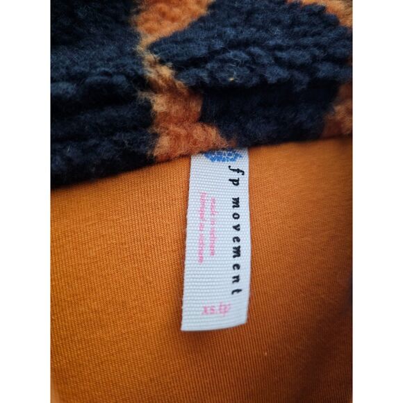 Free People NWT FP Movement Fleece Rocky Ridge Jacket in Night Sky XS - Picture 6 of 10